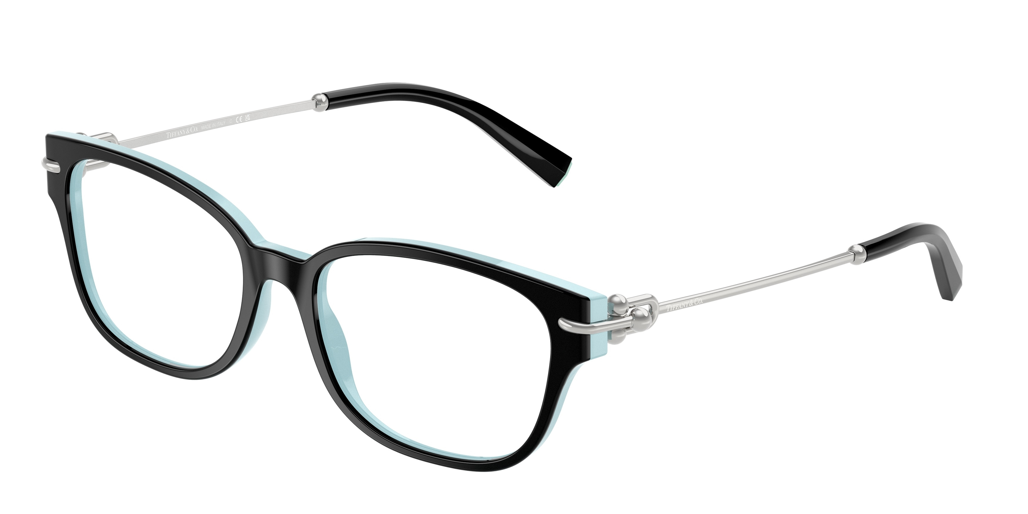 Tiffany TF 2262 black on tiffany blue 8055 Eyeglasses | eBay