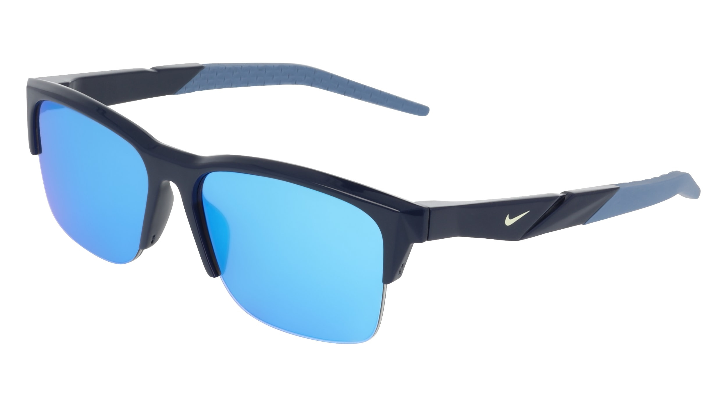 NIKE RADEON WARE IR4369X midnight navy blue mirror 410 Sunglasses